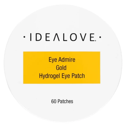 Idealove, Eye Admire, гидрогелевые патчи для глаз с золотом, 60 шт.
