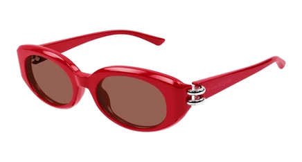 Женские очки Alexander McQueen AM0469S, красные