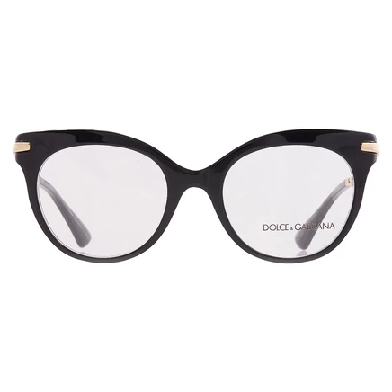Женская оправа Dolce & Gabbana DG3392, черно-золотая
