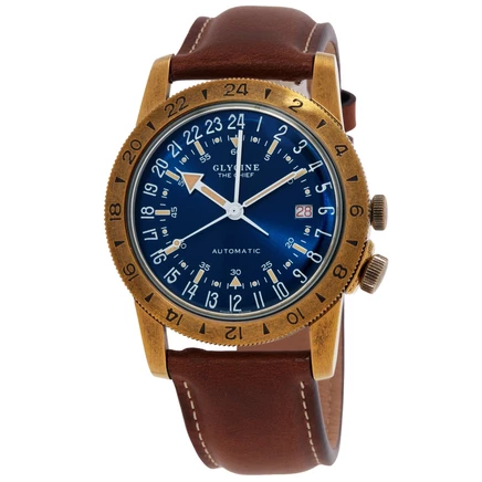 Мужские часы Glycine Airman The Chief GL0308, синие