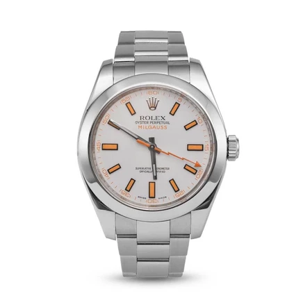 Мужские часы Rolex Milgauss 116400 б/у, белые