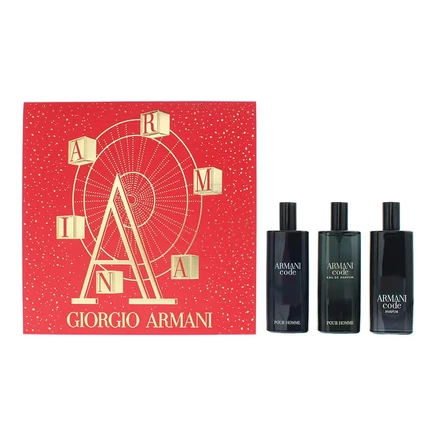 Мужской набор Giorgio Armani Armani Code, 3×15 мл