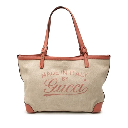 Женская сумка-тоут Gucci Canvas Craft средняя