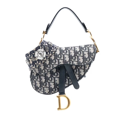 Женская сумка-седло Dior Micro Oblique б/у
