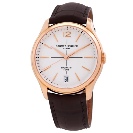 Мужские часы Baume et Mercier Clifton 10802, серебристые
