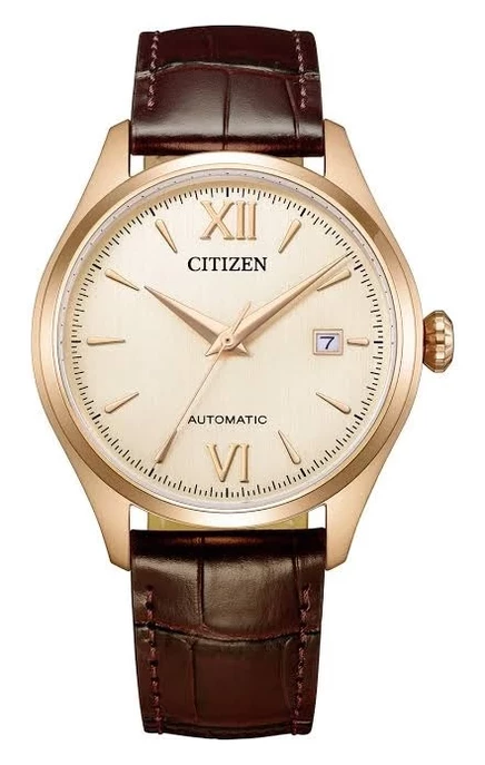 Мужские часы Citizen NJ0243-06A, механика, золотистые