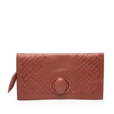 Женский клатч Bottega Veneta Intrecciato, кожа наппа