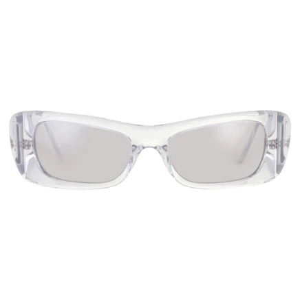 Мужские очки Versace VE4481, прозрачные, серебристые