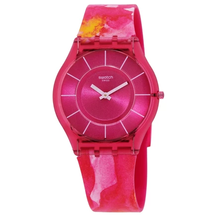 Унисекс-часы Swatch Paradise Petals SS08P113, розовые