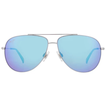 Мужские очки Maui Jim Hau'oli B665-17B, сине-серебристые