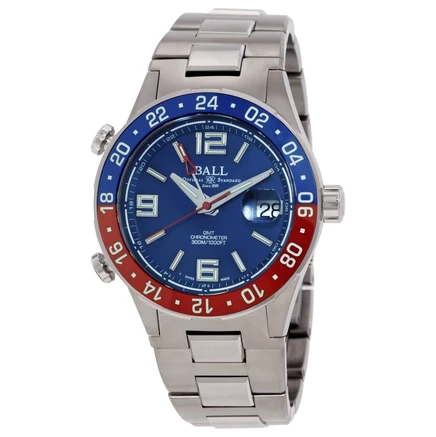 Мужские часы Ball Roadmaster GMT DG3038A-S2C-BE, синие