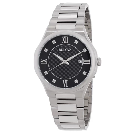 Мужские часы Bulova Classic 96D156, черные