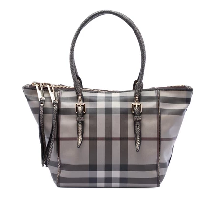Женская сумка Burberry Salisbury Tote, канвас, б/у