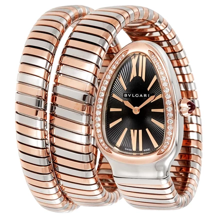 Женские часы Bvlgari Serpenti Tubogas 102099, черный опалин