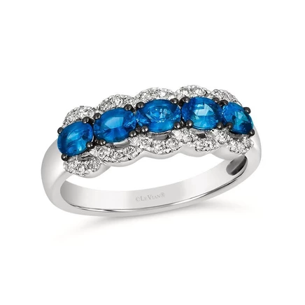 Женское кольцо Le Vian Sapphire, белое золото 585