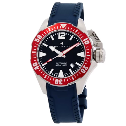 Мужские часы Hamilton Khaki Navy H77725335BL, черные