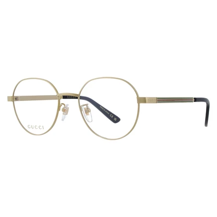Мужские титановые очки Gucci GG1607OK, золотые