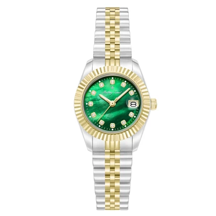 Женские часы Mathey-Tissot H250955A-C, зелёный перламутр