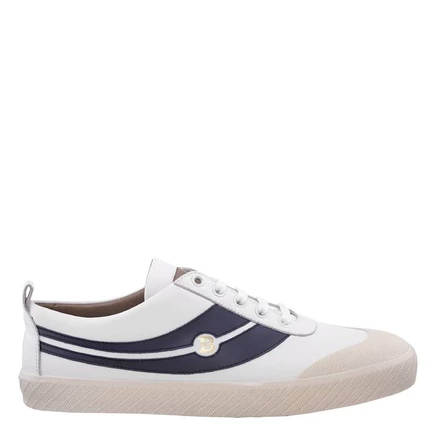 Мужские кроссовки Bally Smake кожаные, белые