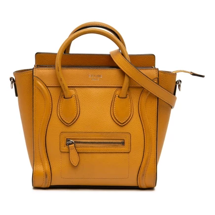 Женская сумка Celine Nano Luggage, кожаная