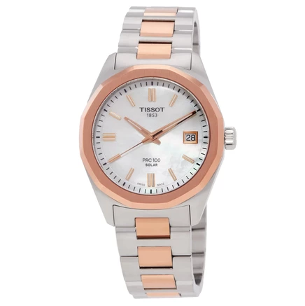Женские часы Tissot T1518222211100, перламутровые