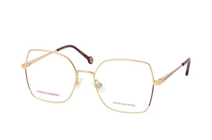 Женская оправа Carolina Herrera HER 0206, бордово-золотая