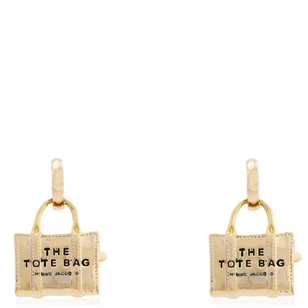 Женские серьги Marc Jacobs The Tote Bag, золотистые