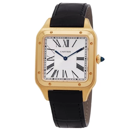 Мужские часы Cartier Santos-Dumont WGSA0108, серебристые