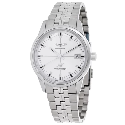 Унисекс-часы Longines Ultra-Chron L25374726, серебристые