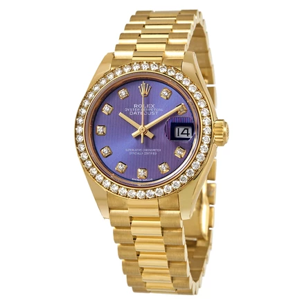 Женские часы Rolex 279138LVDP, лавандовые