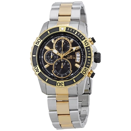 Мужские часы Invicta Pro Diver 22418, хронограф, черные
