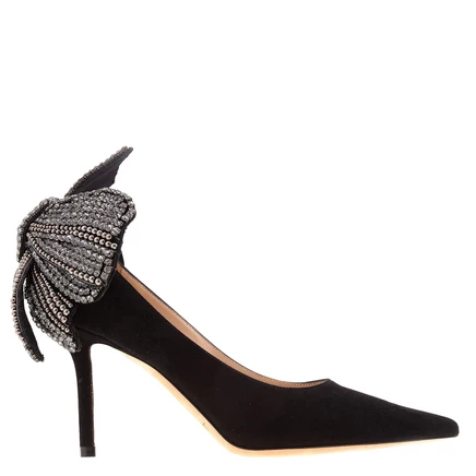Женские туфли-лодочки Jimmy Choo Love 85 с бантом