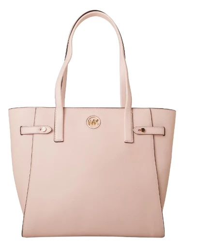 Женская сумка-шопер Michael Kors Carmen Logo, розовая