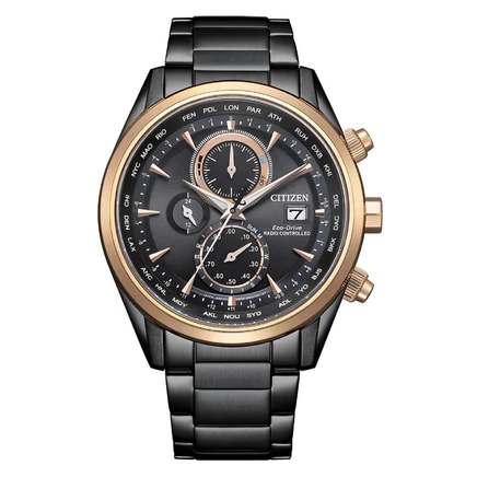 Мужские часы Citizen AT8268-83E, хронограф, черные