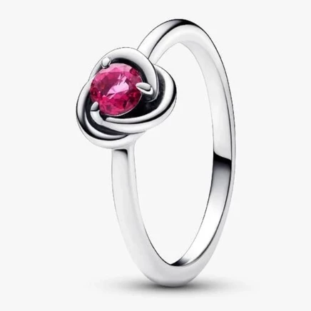 Женское кольцо Pandora, розовое