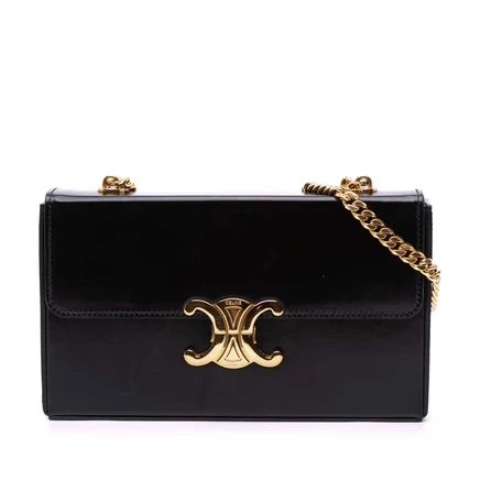 Женская сумка Celine Triomphe Chain Box, б/у