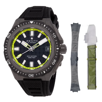 Унисекс-часы Zenith Defy Extreme Diver, черные