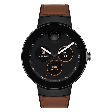 Унисекс-часы Movado Connect 3660019, черные