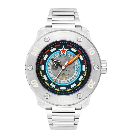 Мужские часы CCCP Naval Kondor CP-7095-22, синие