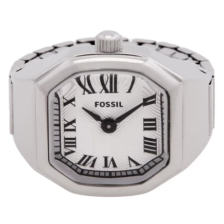 Женские часы-кольцо Fossil Harlow ES5482, серебристые