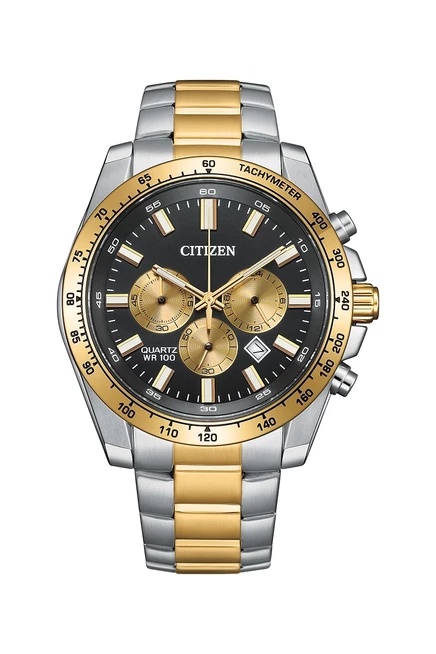 Мужские часы Citizen AN8234-58E, хронограф, черные