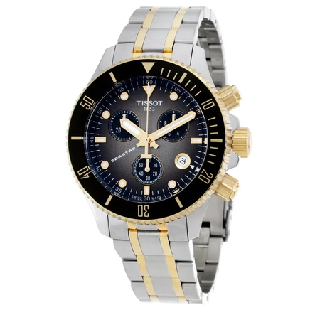 Мужские часы Tissot T1202172206100, серо-черный градиент