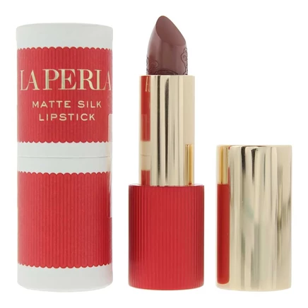 Женская помада La Perla Matte Silk 111, рыже-красная