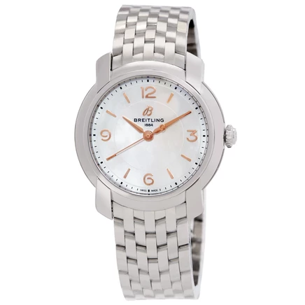 Женские часы Breitling Premier A77330121A2A1, перламутровые