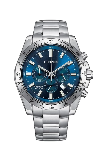Мужские часы Citizen AN8230-59M, хронограф, синие