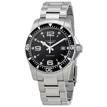Мужские часы Longines HydroConquest L37404566, черные