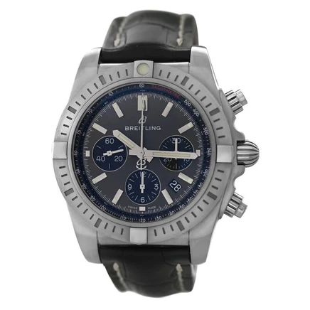 Мужские часы Breitling Chronomat AB0115 б/у, черные