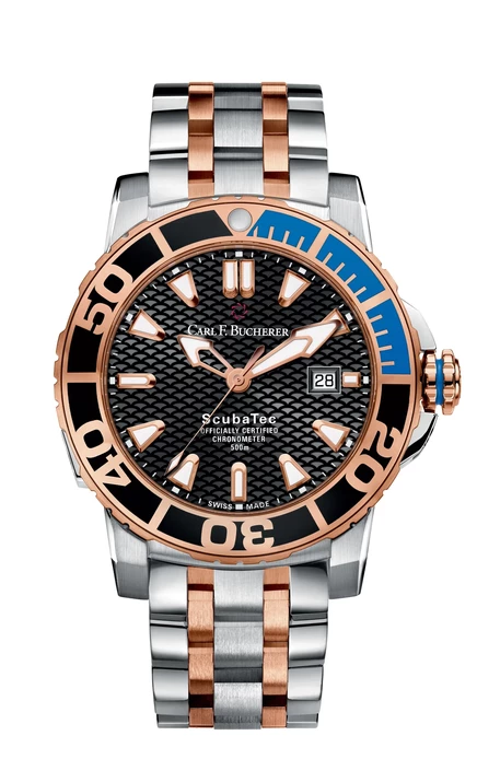 Мужские часы Carl F. Bucherer Patravi ScubaTec, черные