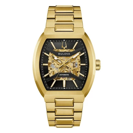 Мужские часы Bulova 97A207, автоматические, черные