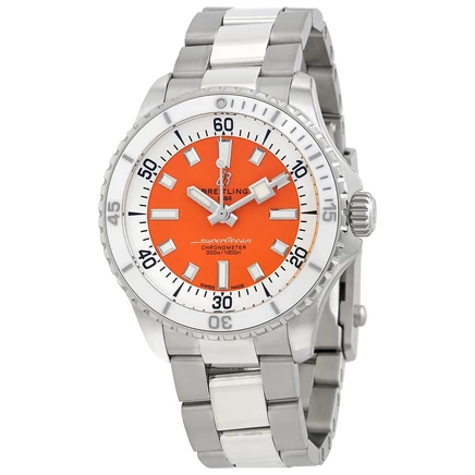 Унисекс-часы Breitling Superocean A17377211O1A1, оранжевые